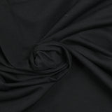 Charcoal black fine cotton jersey