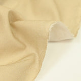 Voile de coton imprimé patrimoine fond café