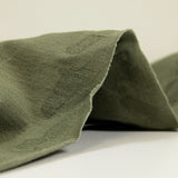 Olive green cotton jersey