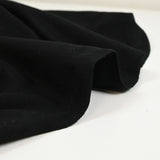 Charcoal black fine cotton jersey