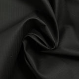 Tissu tailleur laine Super 160's chevrons fond noir