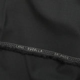 Tissu tailleur laine mélangée sergé Bergame noir