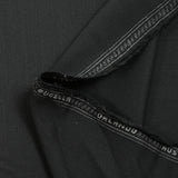 Tissu tailleur laine mélangée sergé Bergame noir