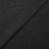 Chambray de polycoton noir
