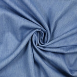 Light blue polycoton chambray