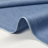 Light blue polycoton chambray