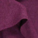 100% Violet boiled wool