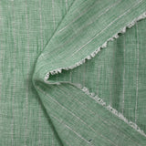 Chambray rayure Lurex Manon fond vert