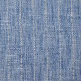 Chambray stripe Lurex Manon blue background
