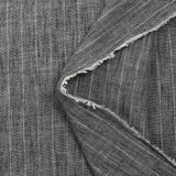 Chambray rayure Lurex Manon fond anthracite
