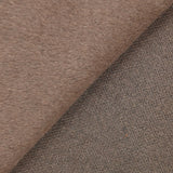 Laine mélangée peignée uni marron clair