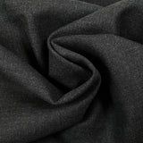Sergé 100% laine gris foncé
