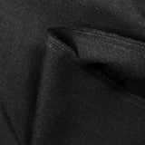 Sergé 100% laine gris foncé