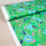 Coton liberty ® Artist Muse vert au mètre