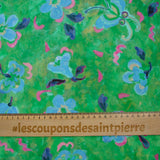 Coton liberty ® Artist Muse vert au mètre
