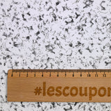 Popeline polycoton imprimée army gris
