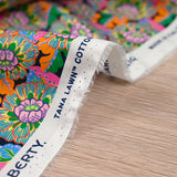 Coton liberty ® Clifford Street vert au mètre