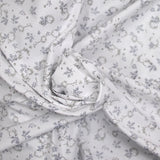 Popeline polycoton imprimée camouflage gris