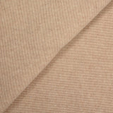 Punto de lana acanalado beige