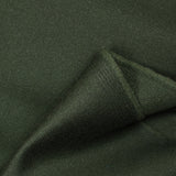 Forest green wool twill