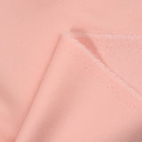 Sergé de laine rose poudré