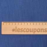 Tencel jeans rayé bleu foncé