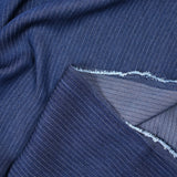 Tencel jeans rayé marine