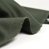 Forest green wool twill