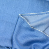 Tencel jeans uni bleu