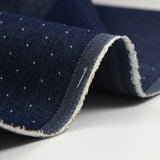 Tencel jeans pois marine