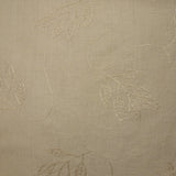 Viscose crepe Lily embroidered beige foliage