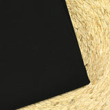 Black fine wool twill