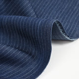 Tencel jeans rayé marine