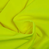 Maille polo polyester jaune fluo