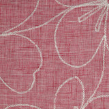 Toile brodée Ariel rose chiné