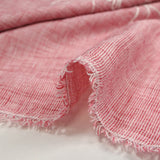 Toile brodée Ariel rose chiné