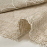 Loneta bordada Ariel beige jaspeado