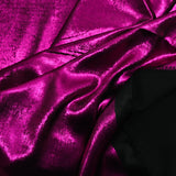 Crêpe irisé fuchsia
