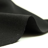 Black fine wool twill