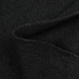 100% Laine bouillie noir