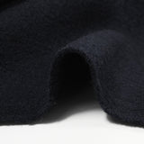 100% midnight blue boiled wool
