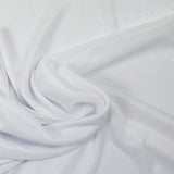 Maille fine Lurex argent fond blanc