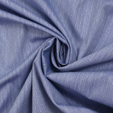 Anatole popelina de polialgodón jacquard azul real