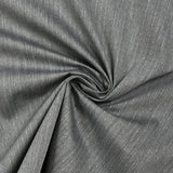 Popeline polycoton jacquard Anatole noir