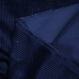 Velours 100% coton côtelé marine