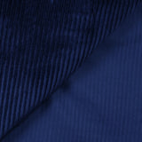 Velours 100% coton côtelé marine