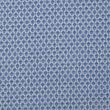 Popeline polycoton jacquard Félix bleu