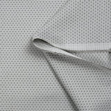 Popeline polycoton jacquard Félix gris