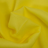Piqué de viscose fantaisie jaune