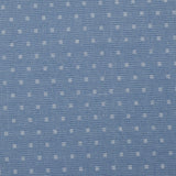 Popeline polycoton jacquard Léon fond bleu jeans